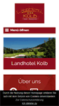 Mobile Screenshot of landhotel-kolb.at